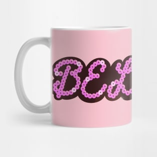 Believe Sequin Design Mug